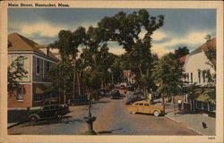 Main Street Nantucket, MA Postcard Postcard