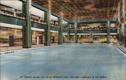 St. George Natural Salt Water Swimming Pool Postcard