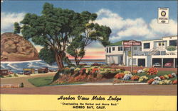 Harbor View Motor Lodge Postcard