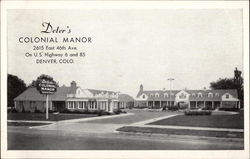 Deter's Colonial Manor Denver, CO Postcard Postcard