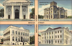 Corner of Four Laws Charleston, SC Postcard Postcard