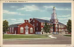 High School Freehold, NJ Postcard Postcard