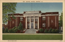 Central School Postcard