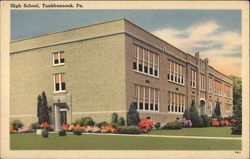 High School Tunkhannock, PA Postcard Postcard