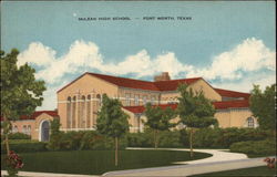 McLean High School Fort Worth, TX Postcard Postcard