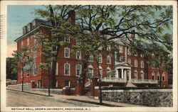 Metcalf Hall, Brown University Postcard