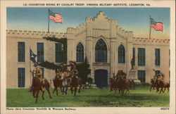 Exhibition Riding by Cavalry Troop, Virginia Military Institute Exhibition Riding by Cavalry Troop, Virginia Military Institute