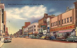 State Street between 8th and 9th Street Postcard