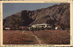 The Town House with Tanquitz Canyon in Distance Palm Springs, CA Postcard Postcard