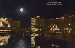 Moon Over Miami Postcard