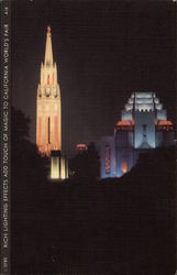 Rich Lighting Effects add Touch of Magic San Francisco, CA 1939 San Francisco Exposition Postcard Postcard