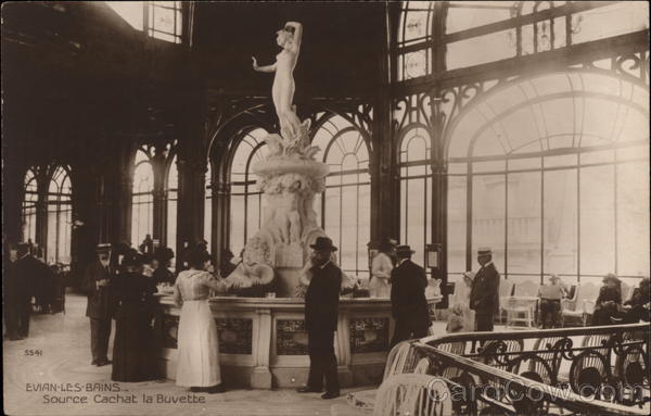 Source Cachat la Buvette Evian-les-Bains France