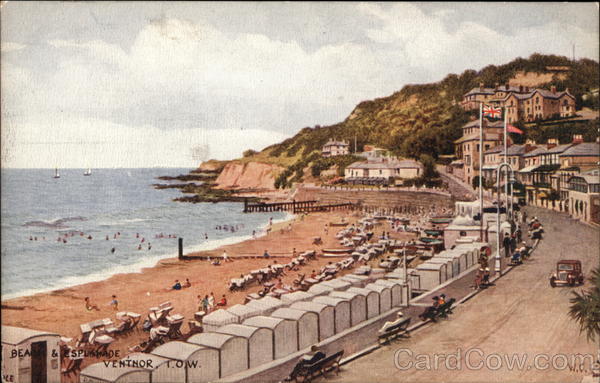 Beach and Esplanade Isle of Wight England