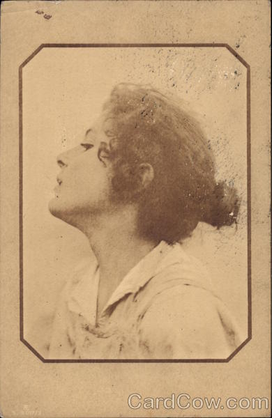 Profile of Young Woman Women
