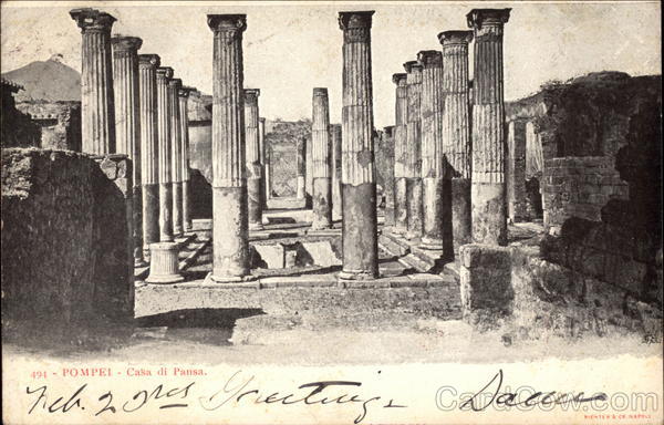 Casa di Pansa Pompei Italy
