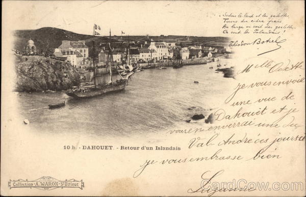 Retour d'un Islandais Dahouet France