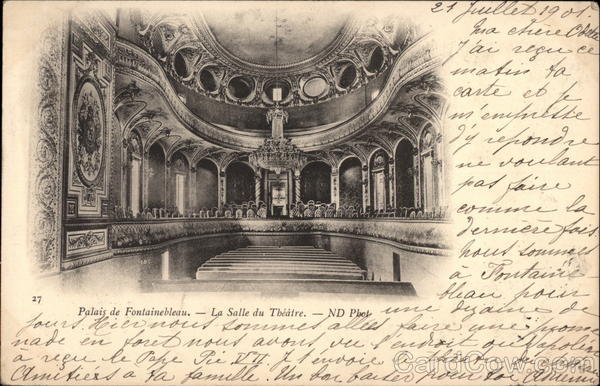 Palais de Fontainebleau - La Salle du Théâtre France