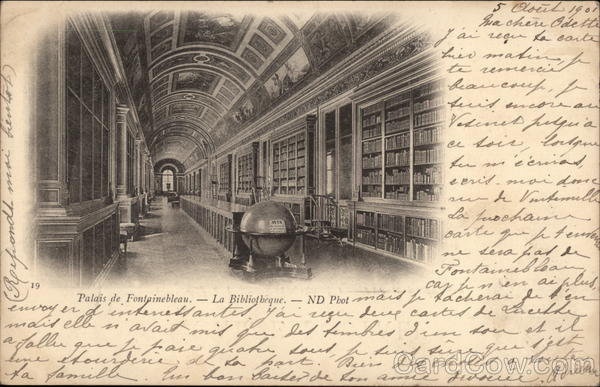 Palais de Fontainebleau - La Bibliothèque France