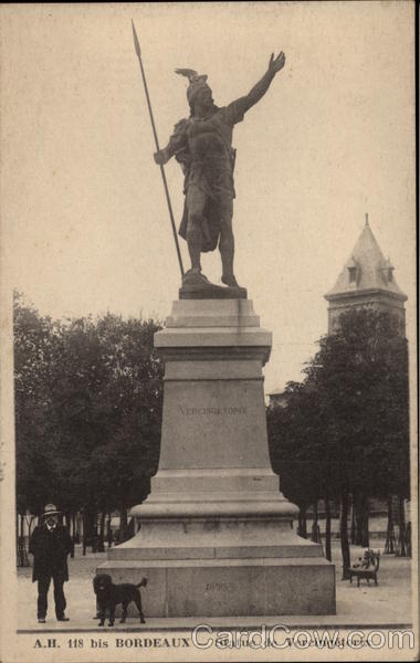 Statue of Vercingetorix Bordeaux France