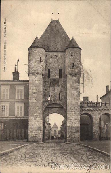 Moret (S.-et-M.) - Porte de Samois Moret-sur-Loing France