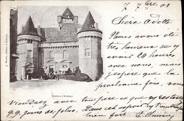 Château d'Aubenas France