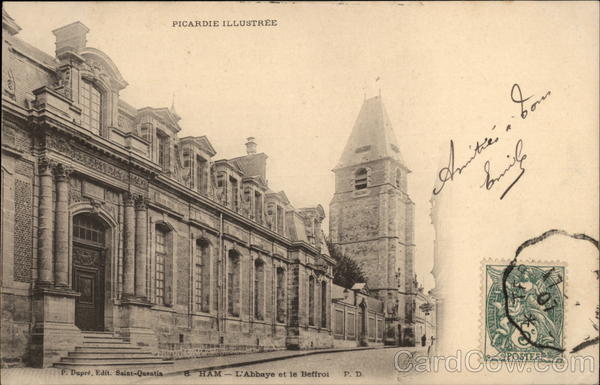 L'Abbaye et le Beffroi Ham France