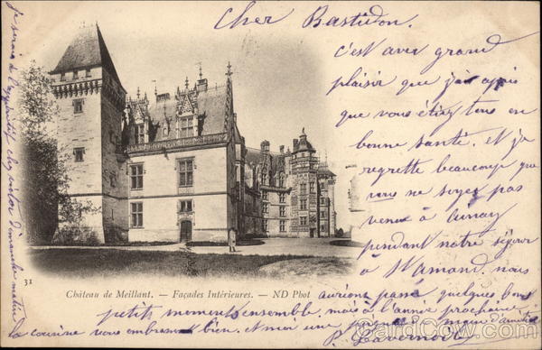 Château de Meillant - Façades Intérieures France