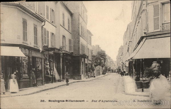 Rue d'Aguesseau Boulogne-Billancourt France