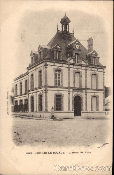 L'Hotel de Ville - Town Hall Lorrez le Bocage France