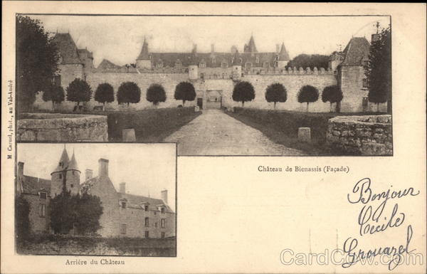 Château de Bienassis, Façade et Arrière Côtes-d'Armor France