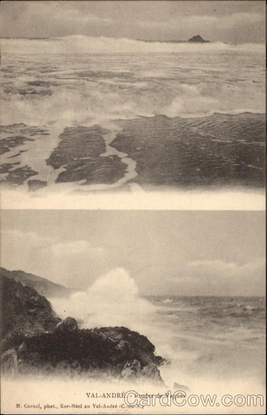 Stormy Seas Val-Andre France