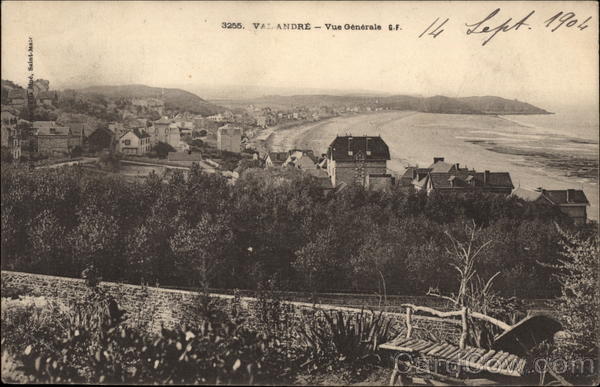 View of the Town and Coast Val Andre France