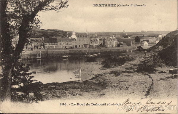 View of Harbor Dahouet France