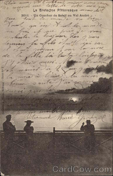 Un Coucher de Soleil au Val André Pléneuf-Val-André France