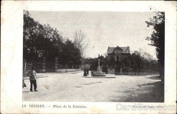Place de la Fontaine Le Vésinet France