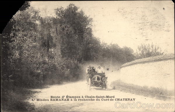 L'Hindou Ramanah à la Recherche du Curé de Chatenay Chalo-Saint-Mard France