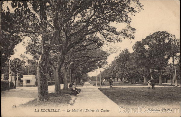 Le Mail et l'Entrée du Casino La Rochelle France