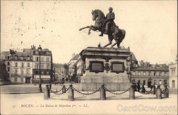La Statue de Napoléon Ier Rouen France