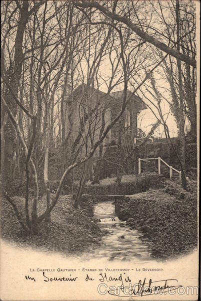 Le Déversoir, Etangs de Villefermoy La Chapelle Gauthier France