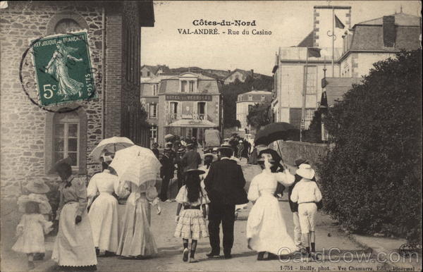 Rue de Casino Val-Andre France