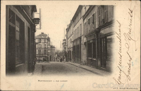 Rue Carnot Montmorency France