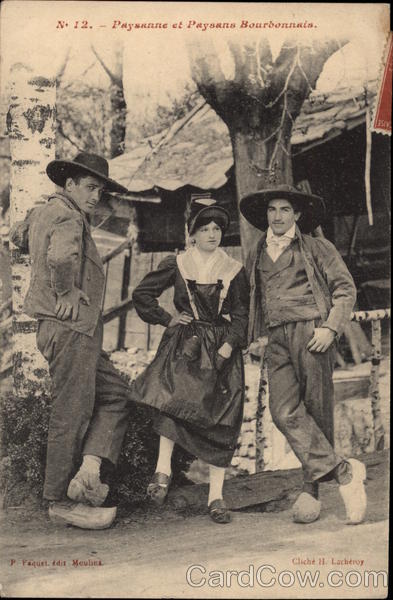 Traditional Dress from Bourbon France