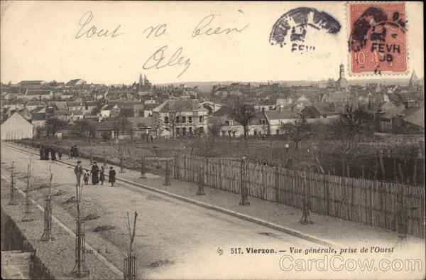 View of Town Vierzon France