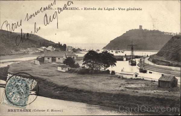 Entrée du Légué - Vue Générale St-Brieuc France