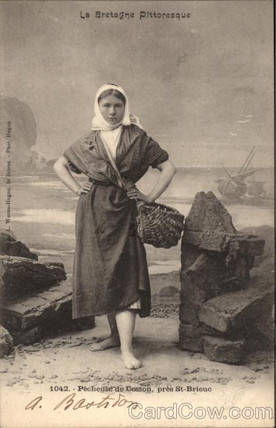 Fisherwoman St-Brieuc France