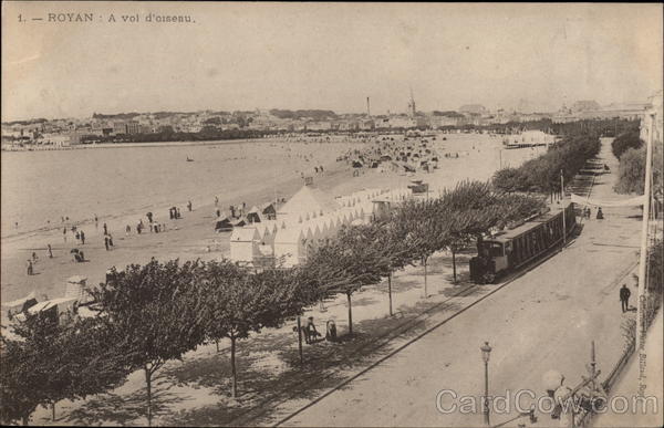Bird's Eye View of Beach Royan France