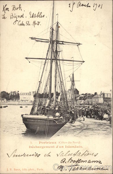 Unloading Ships Portrieux France