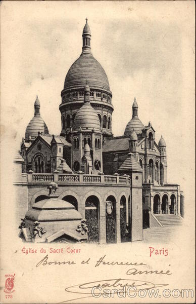 Eglise de Sacre Coeur Paris France