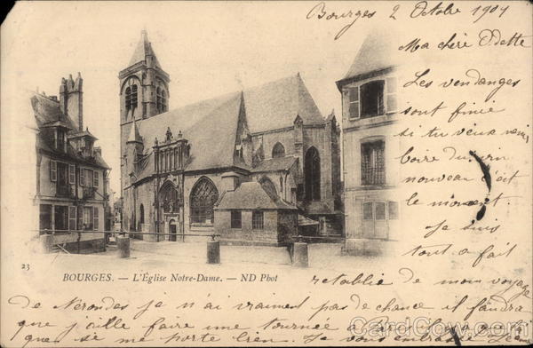 L'Église Notre-Dame Bourges France