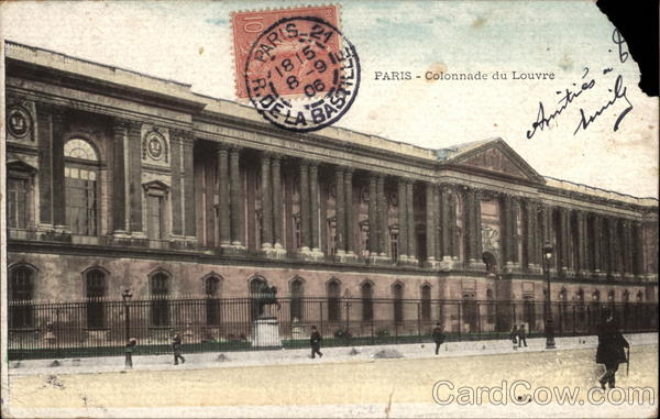 Colonnade du Louvre Paris France